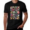Handlettered Alphabet Tshirt Holiday Party Tshirt For Unisex