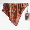 Light Luxury Silk Scarf Neck High-end Retro Double C Printing Square Scarf with Suit Scarf Scarf Summer Tube Top Silk Scarf