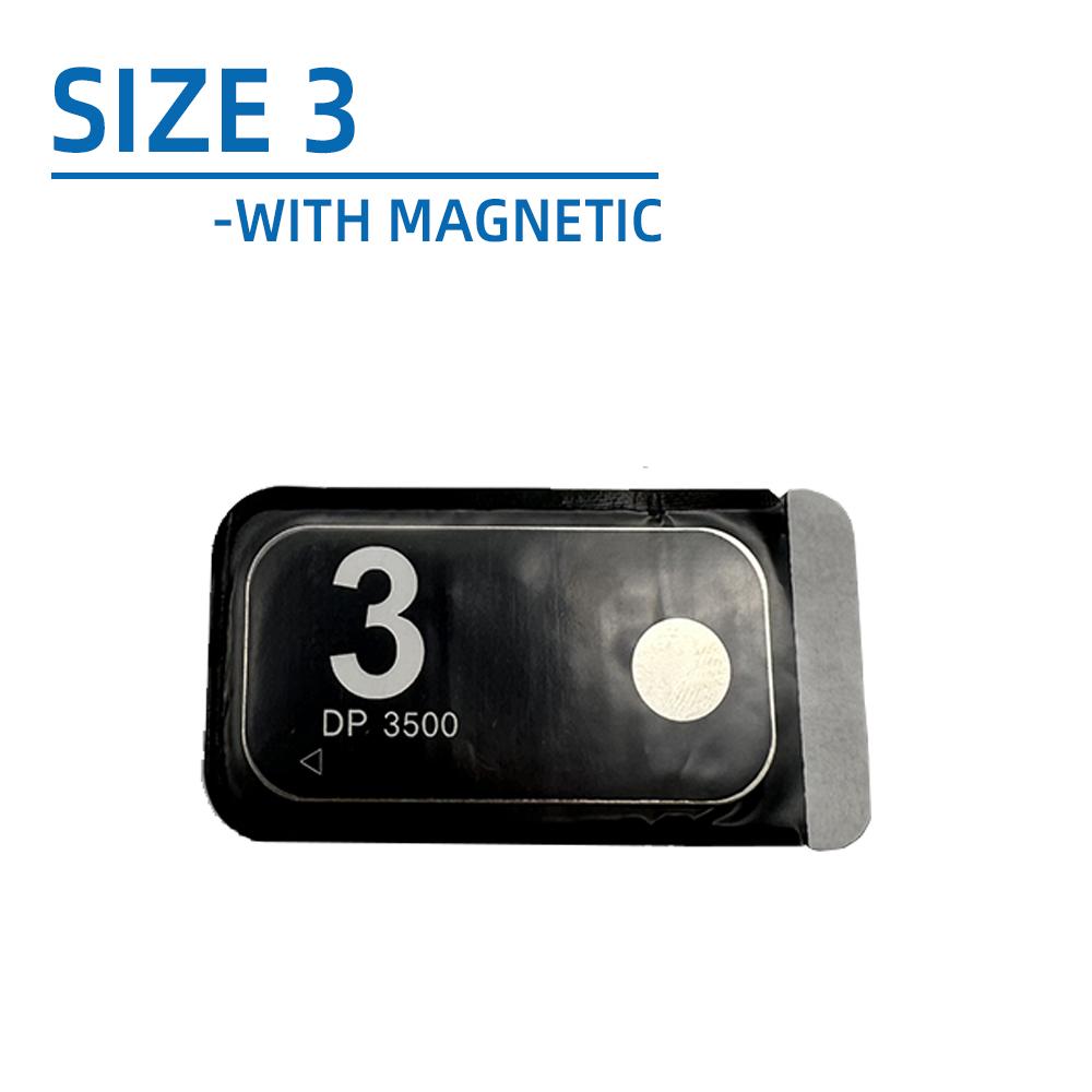 

Стоматологічна фосфатна пластина Рентгенівський сканер Зображувальна пластина З магнітом/Без магніту Розмір 0 1 2 3 для стоматологічної цифрової системи візуалізації KAVO FUSSEN 20250714A- Size 3 with Ma чорний