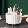 360 Grad drehbarer Stifthalter, großes Fassungsvermögen, Stifthalter, Kunststoff-Schreibtisch-Organizer, Make-up-Pinselhalter