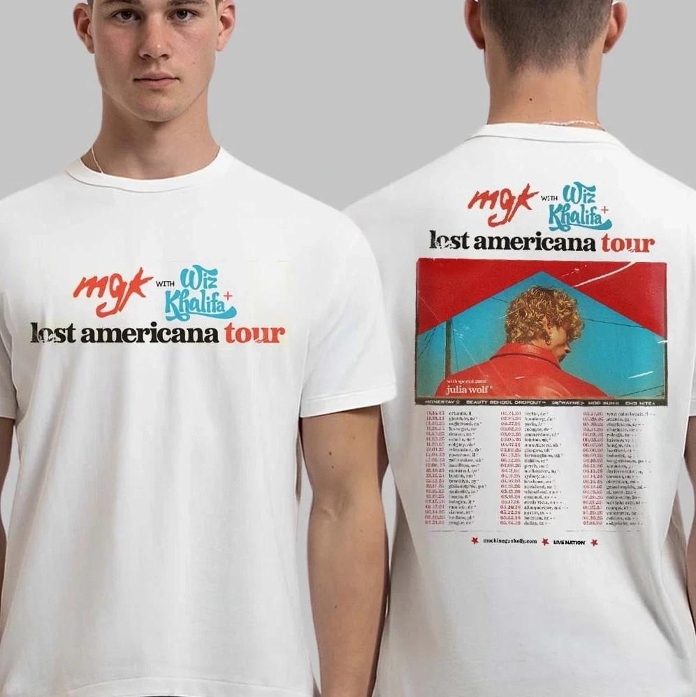 

Machine Gun Kelly Lost Americana World Tour 2026 Reprint Unisex T-Shirt XXXL