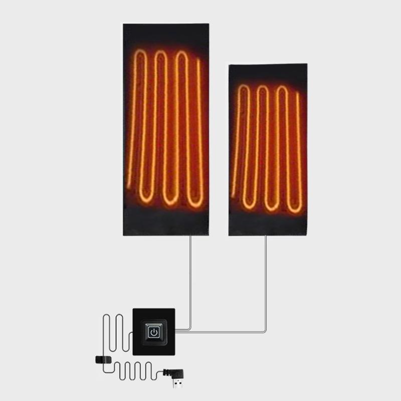 

1 компл. Usb куртка с электрическим подогревом, грелка для улицы, теплый зимний жилет с подогревом, подушечки для одежды «сделай сам» с подогревом