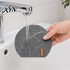 Floor Drain Cover Silicone with Handle, Universal Shower Tub Stopper, Sewer Anti-Odor Deodorizing Mat for Bathroom Kitchen Laundry Room Stopper