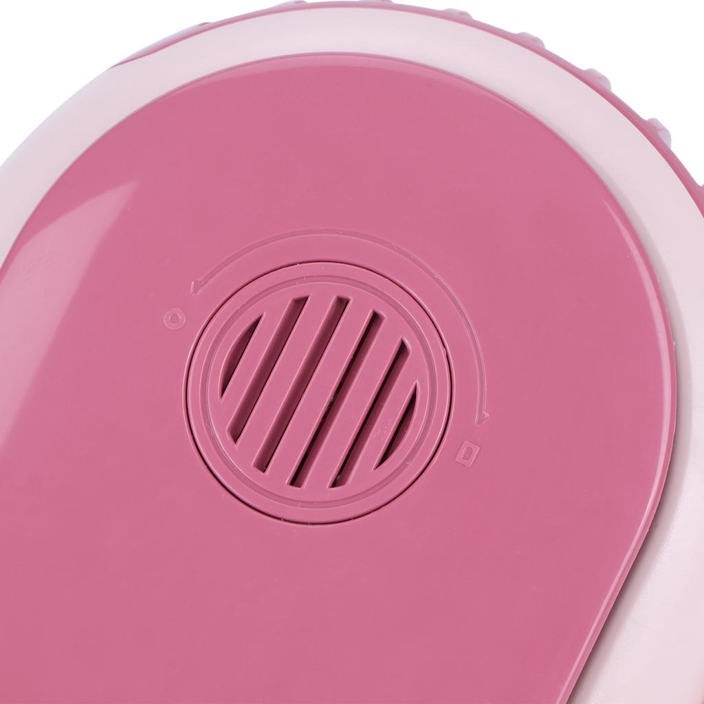 Electric Desktop Fan with 3 Speeds Portable Neck Hanging Aromatherapy Fan USB Charging(White )