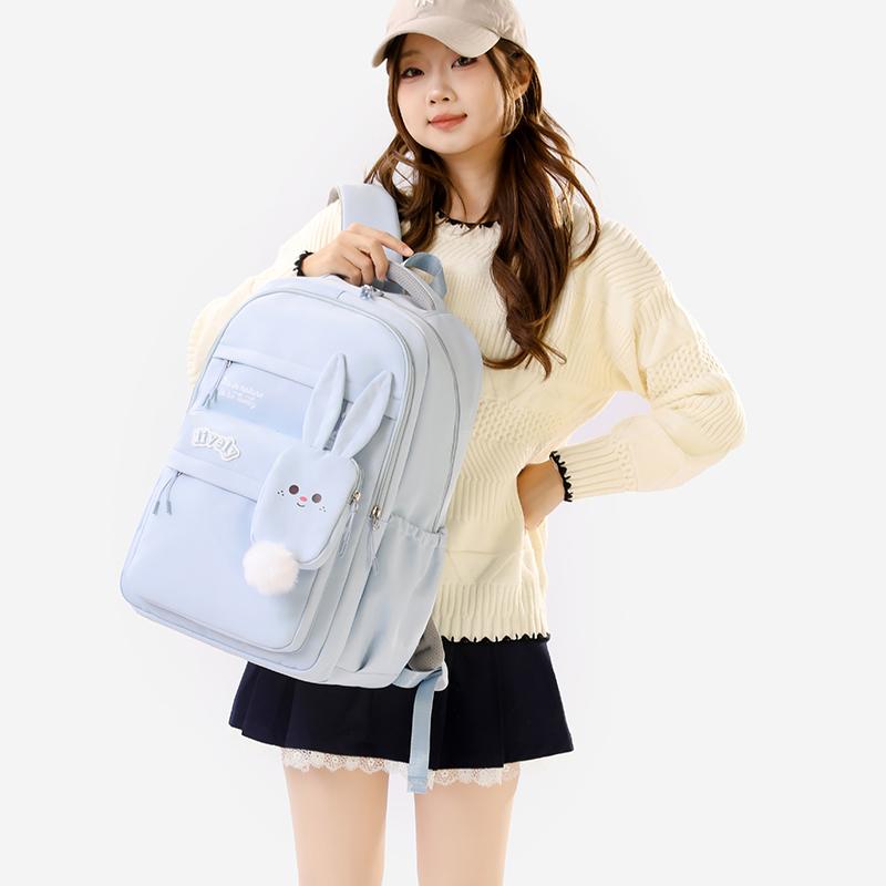 Student Schoolbag Women's Large Capacity Waterproof Lightweight Backpack
