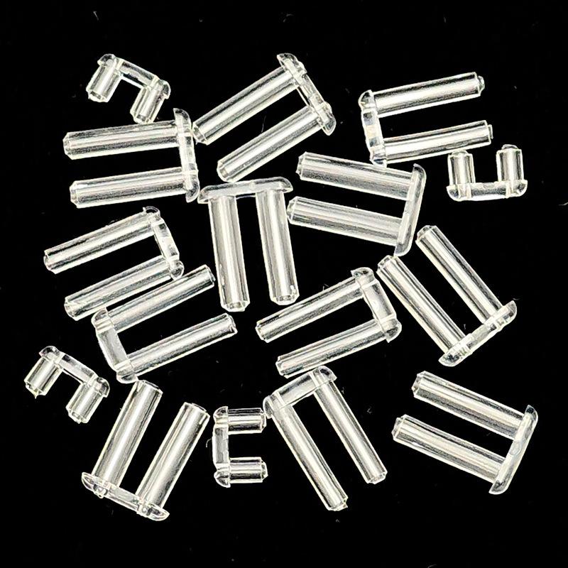 100 Pairs Double-Plug Frameless Glasses Frame with Accessories