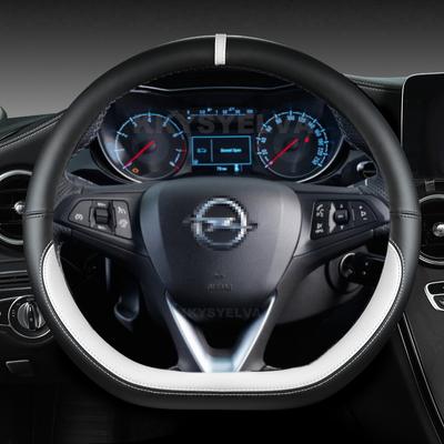 Potah volantu D-tvar kůže pro Opel Astra 2015- Corsa Combo Mokka 2018- Grandland X Insignia CT