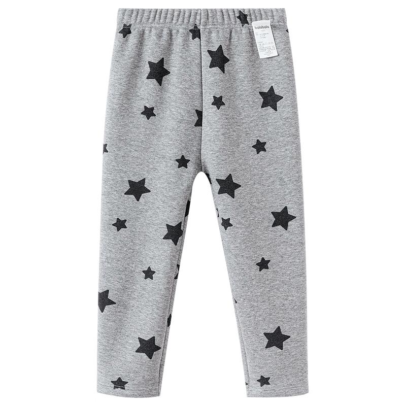 Balabala Kids' Thick Fleece Thermal Leggings