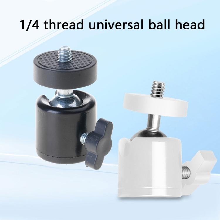 Swivels Ballhead with 1/4 Screw Camera Hot Shoe Mount for Cameras Camcorders Smartphones LED Video Light Accessories