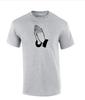 Prayer Hands Catholic Religion White Gray Mens Cotton T-Shirt S-5XL