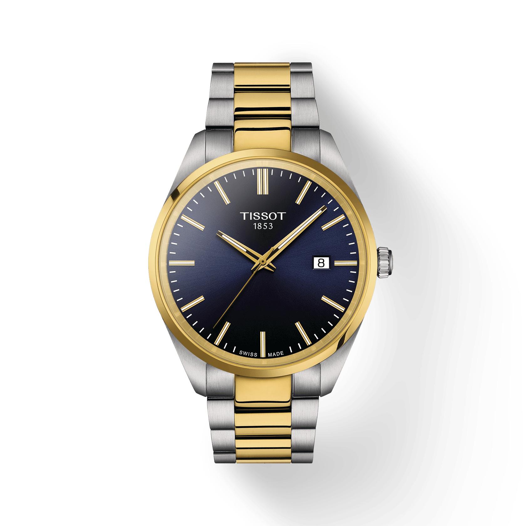 Tissot Stainless Steel blue Dial Men s Fashion Watch T150.410.22.041.00 синий