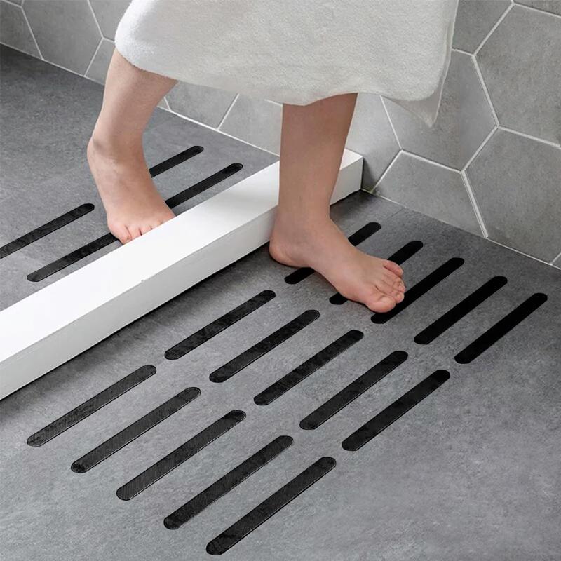 Anti-slip Strips Safety Shower Treads Stickers Bathtub Non Slip Sticker With Scraper  Anti Skid Tape For Shower Tub Steps Floor