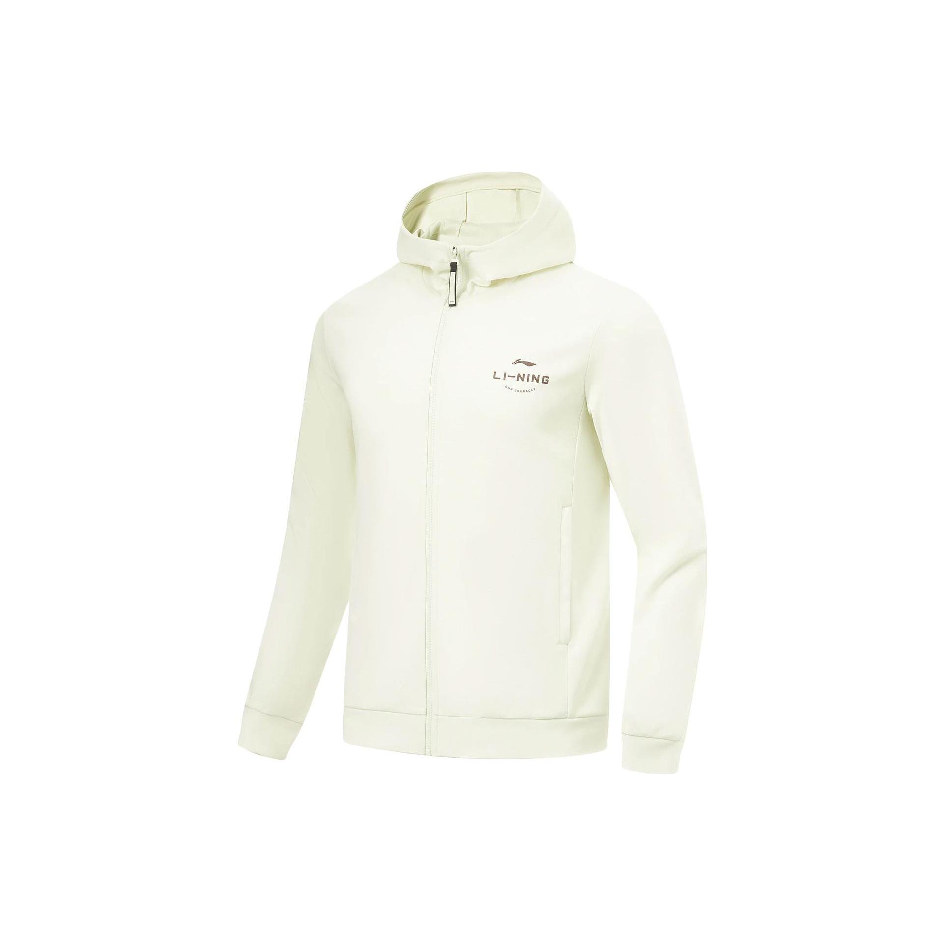 Свитшот мужской из серии Li Ning Fitness, светло-чайный коричнево-зеленый AWDT523-2 M