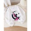 Kids Sweatshirt,Crew Neck Fashion Top, Fun "Moon Fairy Wings Star" Patterned Sweatshirt, for Everyday Casual Wear,for All Kinds of Daily Outfits