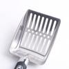Cat Litter Scoop with Ergonomic Long Handle Stainless Steel Deep Shovel Slotted Litter Scooper Non-stick Poop Sifting Shovel Sifter Pet Supplies