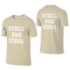 Rydell High School Casual Reversible Tshirt Versatile Outdoor Soft Tones Tees