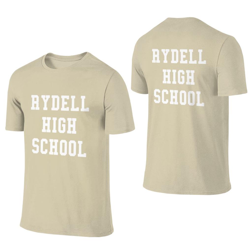 Rydell High School Casual Reversible Tshirt Versatile Outdoor Soft Tones Tees