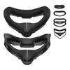 KIWI Design Upgraded Face Cushion Fitness Accessories Compatible with Quest 2, with Facial Interface Leather Pad 2, Cloth Sports Pad, Glasses Spacer,