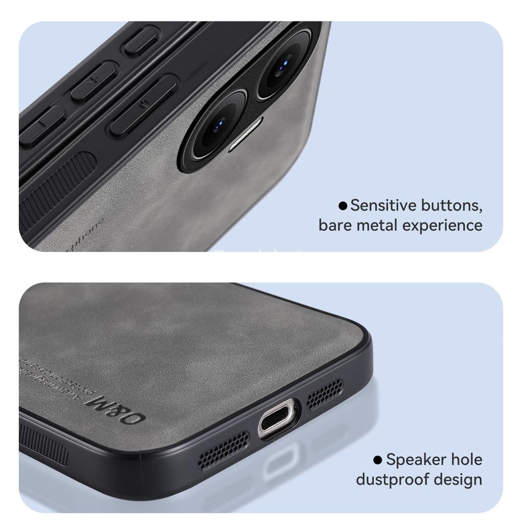 Magnetický obal z nubukové kůže pro Xiaomi Poco F7 X7 Pro Ochranný kryt Nárazuvzdorný Zadní kryt Capa Coque Fundas