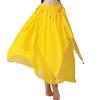 Colorful Middle Eastern Style Dance Skirt Soft Polyester Textile And Elasticized Fit Belly Dance Skirt for Women Girls