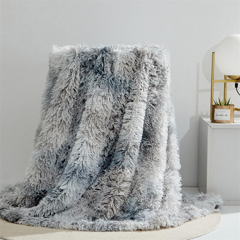 Decorative Extra Soft Fuzzy Faux Throw Blanket Reversible Long Hair Shaggy,Fluffy Cozy Plush Comfy Microfiber Fleece Blankets for Couch Sofa Bedroom