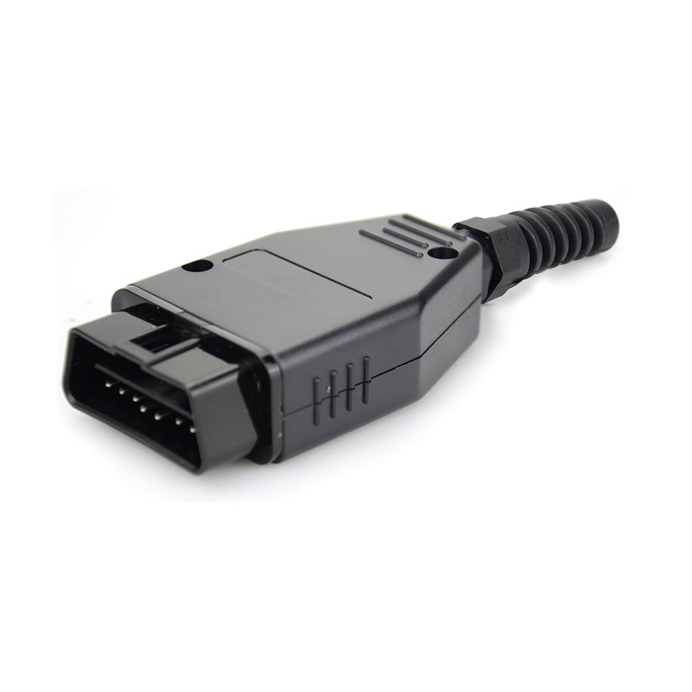 Replacement Parts DIY Accessories OBD Male Plug OBD2 Adapter OBD2 Connector Car Diagnostic Cable