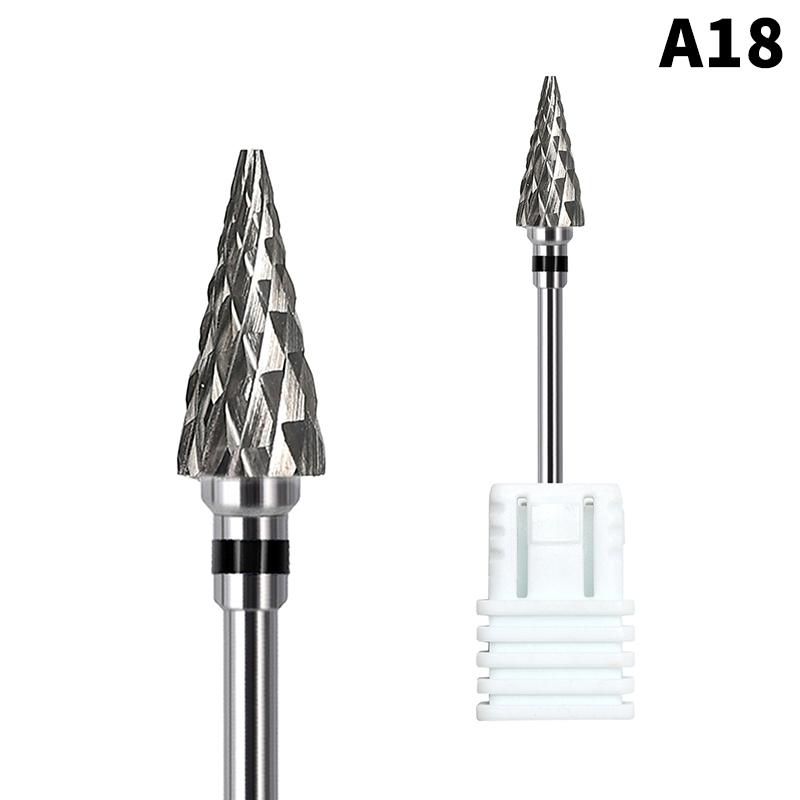 1Pc Tungsten Steel Nail Drill Bit Electric Milling Cutter for Manicure Pedicure Tools Nail Files Bits Apparatus Burr Drills