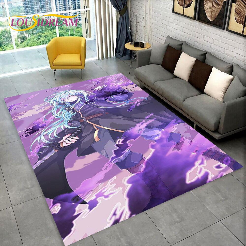 I Got Reincarnated As A Slime Anime Area Rug,Carpet Rug for Home Living Room Bedroom Sofa Doormat Decor,kids Non-slip Floor Mat
