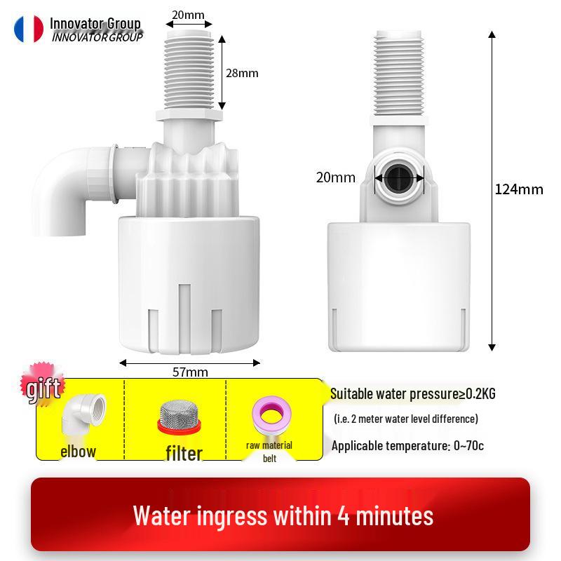 Automatic Float Valve for Tank Water Level Control