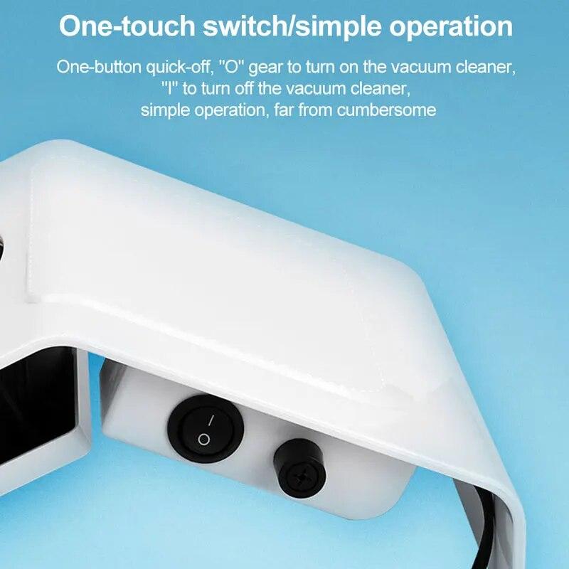 Coletor de pó de unha de 40 W, aspirador de pó de unha para manicure, ventilador de sucção de unha com 2 sacos coletores de pó, ferramentas de salão