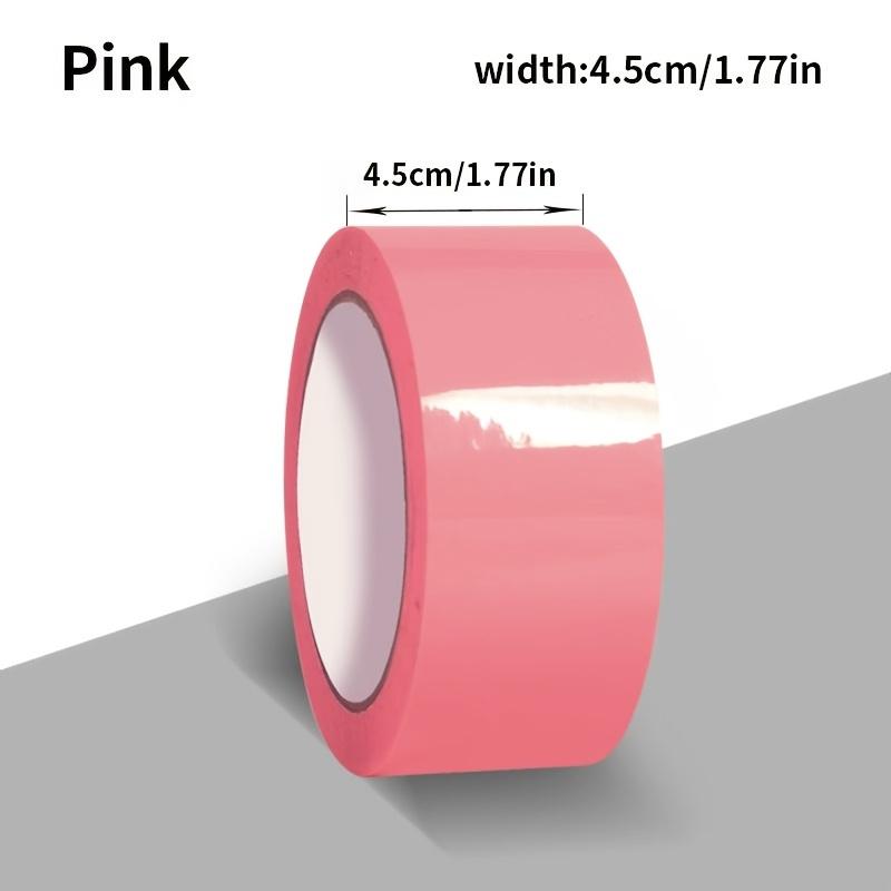 Versatile Pink Adhesive Tape, Sticky and Sturdy, Ideal for Packaging, Wrapping, Decorations and Office Scenarios