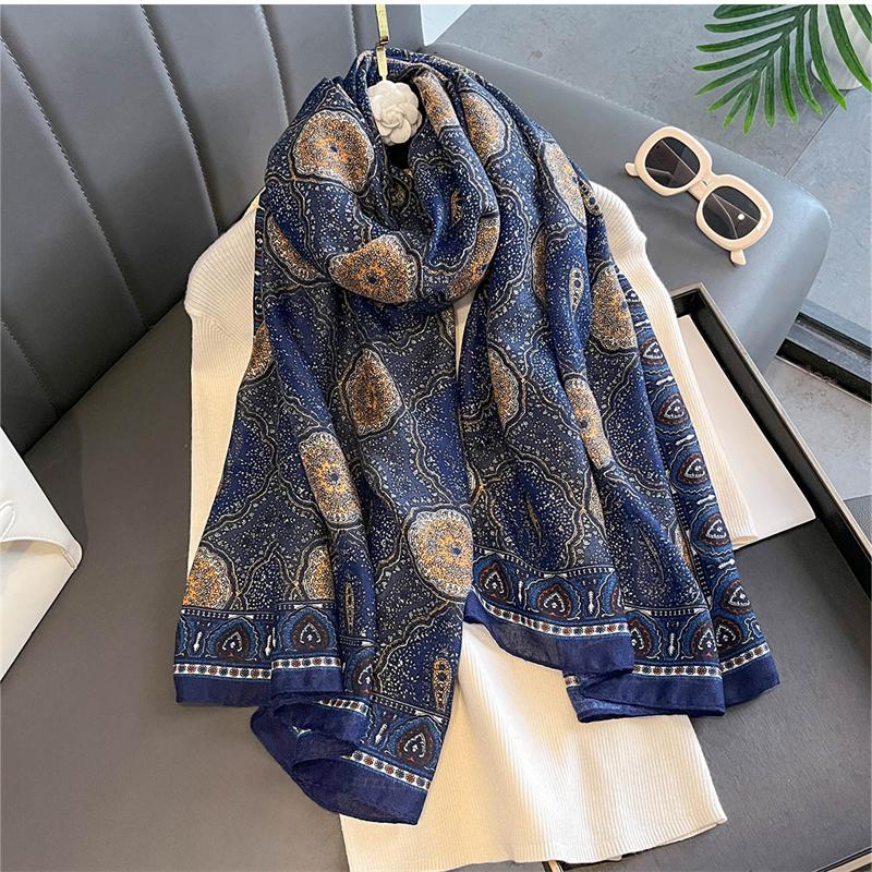 Luxury Brand Scarf Love Cotton Shawl Lady Wrap Large Pashmina Hijab Headband Scarves Islamic Turban Bufanda Foulard Stoles