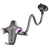 Multi-Functional Suction Cup Windshield Phone Holder with Extended Soft Hose for Cars, Trucks, Vans, and Buses
