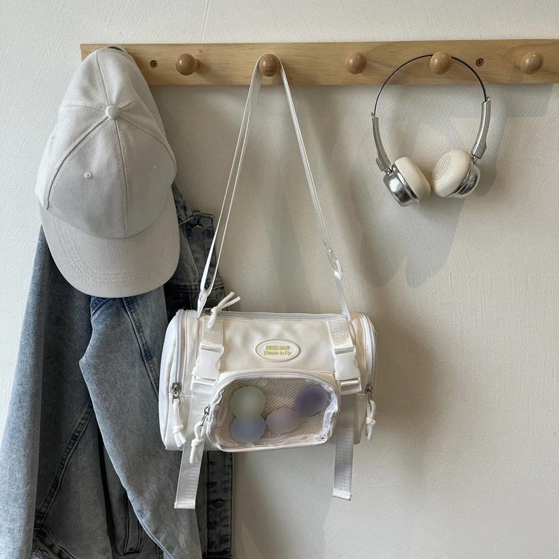 Japanese Style Transparent Crossbody Bag Anime Ita Bag Cute Y2K Ulzzang Large Capacity for Doll Phone Storage Student Outing
