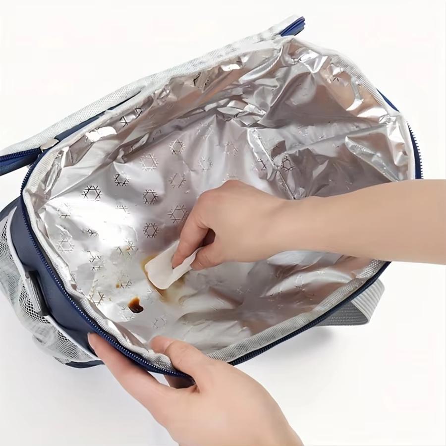 Insulated Lunch Bag,Reusable Freezer Cooler Bag,Office School Picnic Beach,Adjustable Shoulder Strap,Suitable For Kids/Adults