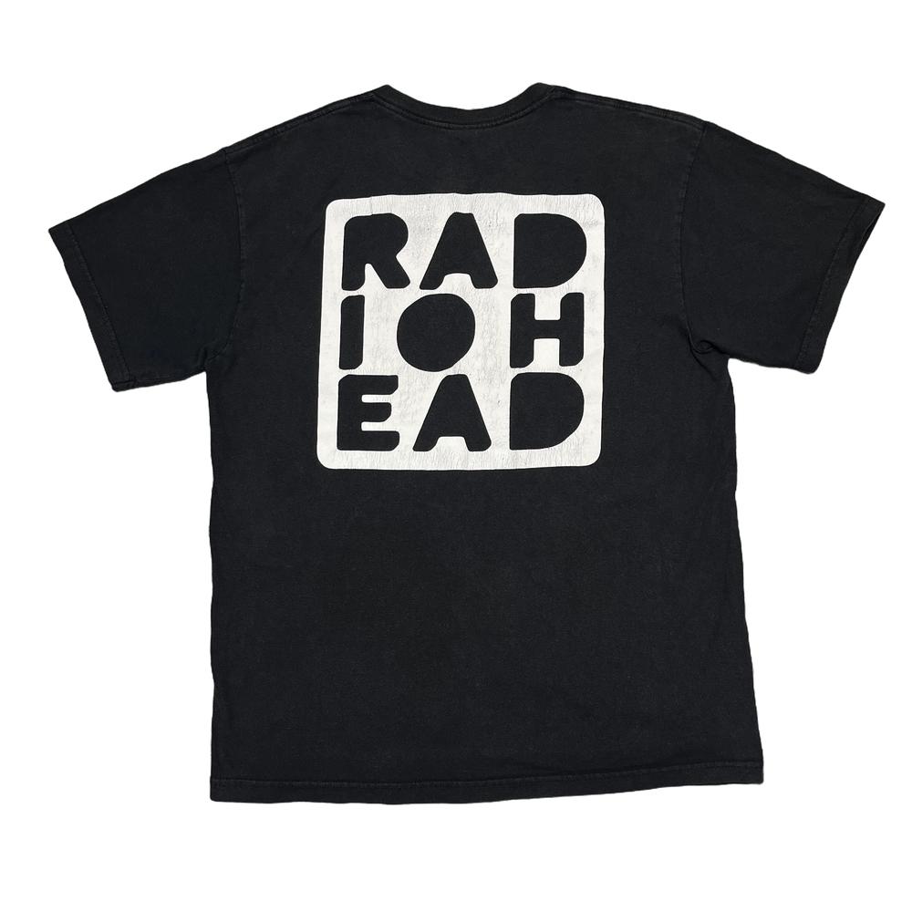 Radiohead Shirt Large Black Tour Concert Britpop Rock Band Tee Thom Yorke Oasis XL