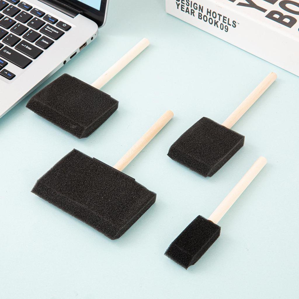 Children's DIY Sponge Painting Brush & Stamp Set for Graffiti Art