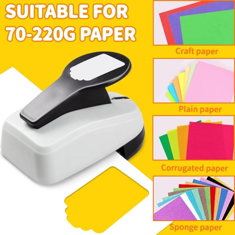 Extra Large Paper Hole Puncher Precision Corner Cutter Student Tag Maker School Office