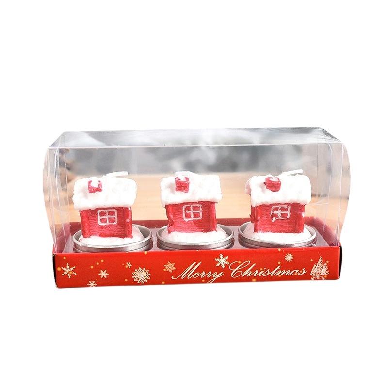 Festive Candle Decoration For Christmas Gifts Hand-painted Design Ideal For Valentine's Day And Proposing