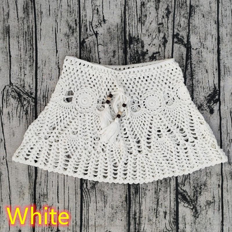 8-Color Handmade Crochet Beach Dress Bikini Cover-Up