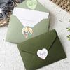 500 Stück Herz-Siegelaufkleber Dankeschön-Etikett 25 mm Dankeschön-Siegelaufkleber zum Versiegeln von Umschlägen Karten Hochzeit Valentinstag Zubehör