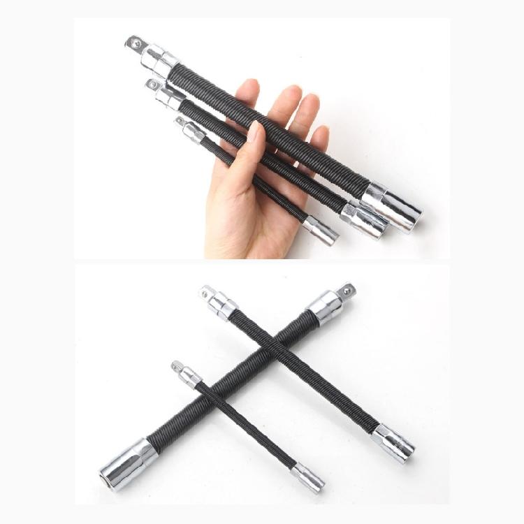 1/4 3/8 1/2inch Drive Socket Extension Rod Electric Wrench Flexible Shaft Hand Tool Home Replacement Set Spring Sleeve