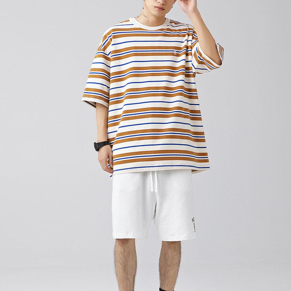 Koreanischer Stil Herren Hochwertige Damen Sommer T-Shirts Tops Bluse Streetwear Mode Kleidung Lässige Hemden für Herren