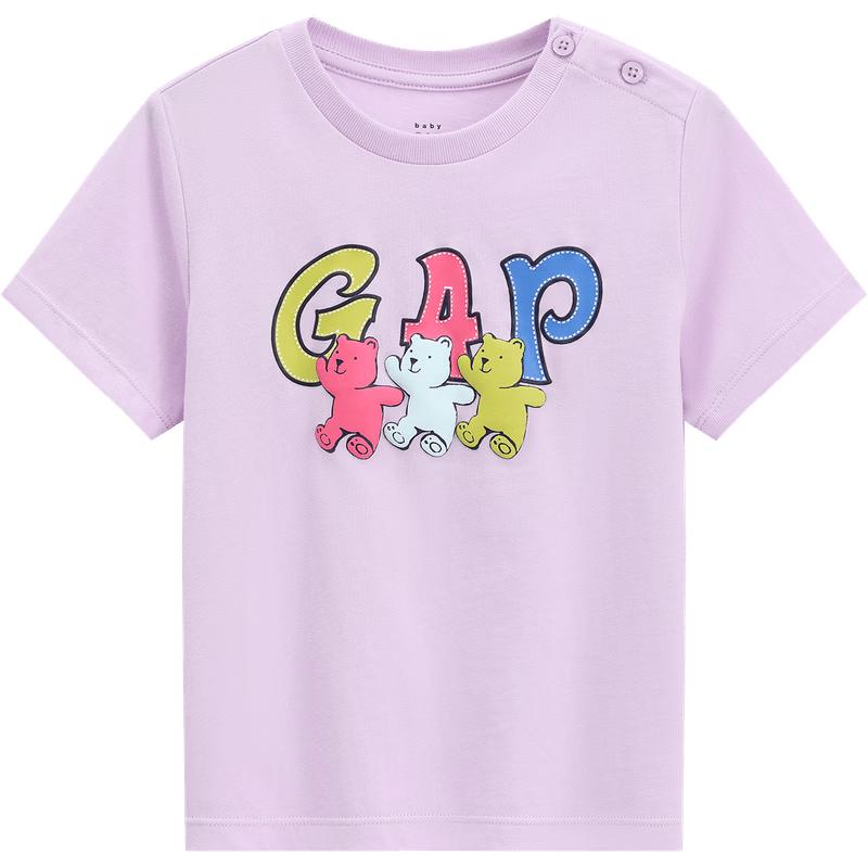 GAP Girls' Toddler Cotton Logo Bear T-Shirt