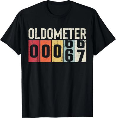 Funny 67 Years Old Oldometer Vintage 67th Birthday Odometer Gift Unisex T-Shirt