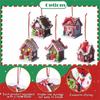 With Rope Gingerbread House Decor Christmas Gingerbread House Holiday House Ornaments  Home Decor