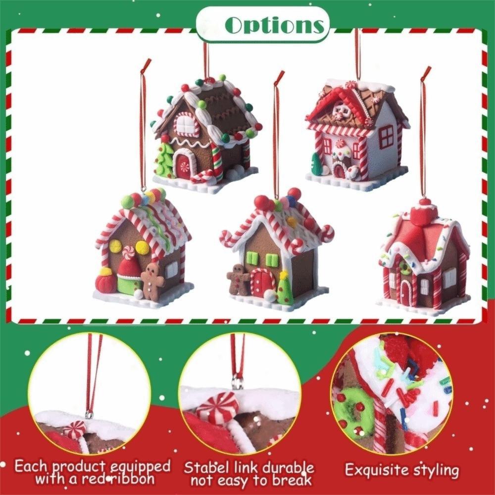 With Rope Gingerbread House Decor Christmas Gingerbread House Holiday House Ornaments  Home Decor