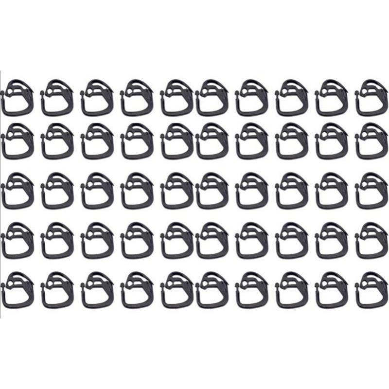 

20/30/50 шт. крючки для сетки для затенения, пластиковые зажимы для подвешивания теплицы, легкий съемный замок, простая установка, простой практичный крючок 50PCS