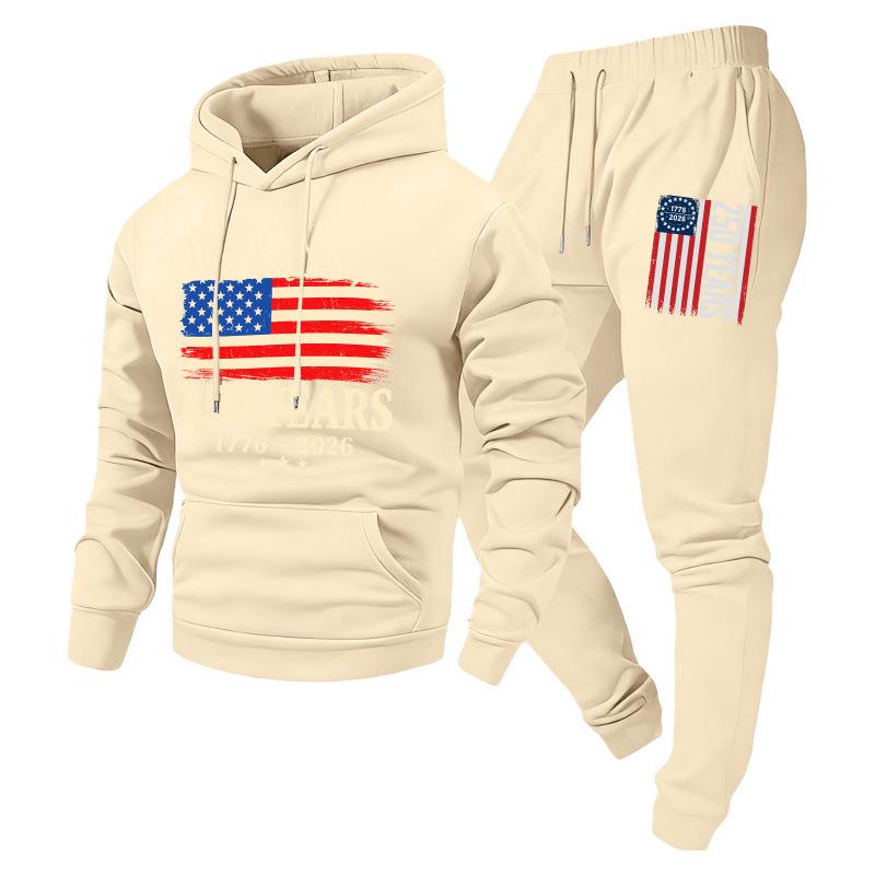 2025 Autumn Unisex Trendy Hooded Pullover Sweatshirt & Sportswear Set