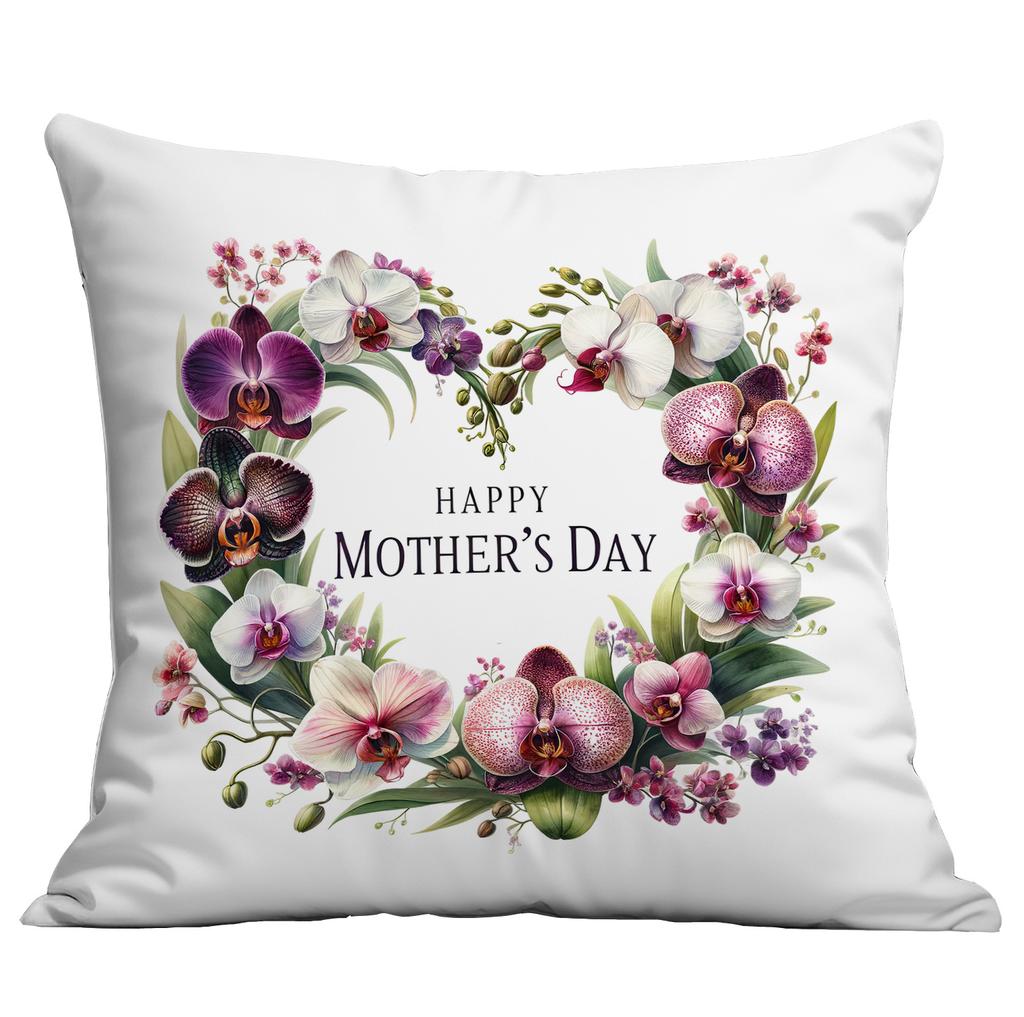 New Mother's Day Creative Wreath Letter Pillow Case Home Sofa Cushion Pillow Case